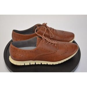 Cole Haan Zerogrand Wingtip Shoes Oxfords Womens 10.5 B Leather Brogue W14476